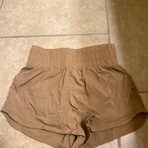 JoyLab tan, pink, and black Athletic Shorts Moisture-Wicking Elastic Waist